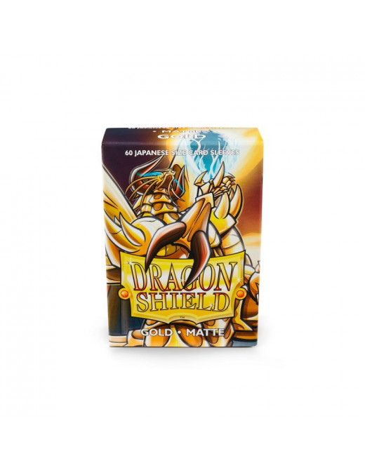Dragon Shield Japanese yugioh Matte Gold x 60 Protege Carte Deck Protector