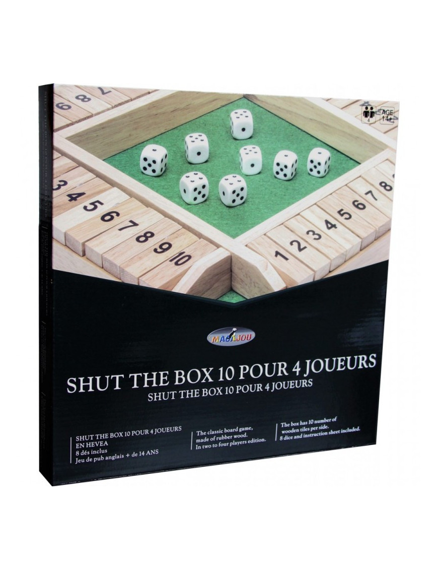 Shut the box 10 pour 4 joueurs