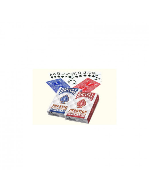 Bicycle Playing cards 100% plastique Rouge ou Bleu x54 cartes Prestige