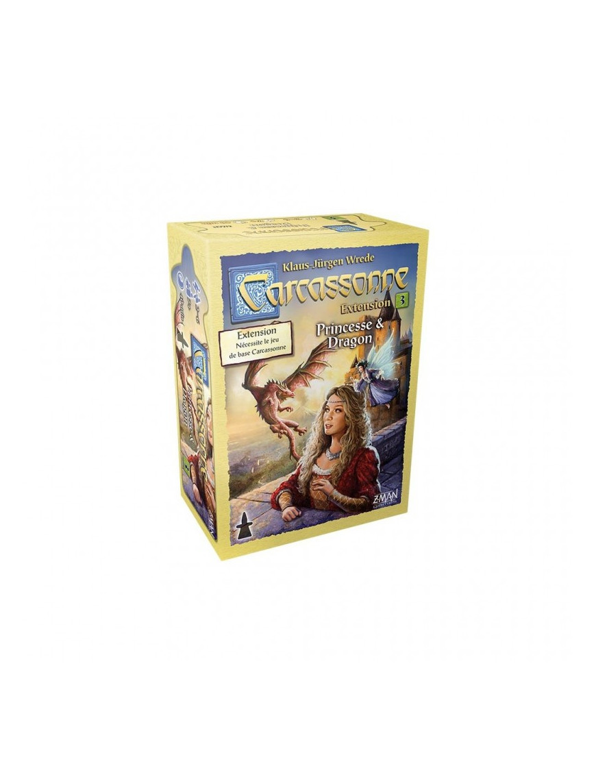 Carcassonne Extension n°3 : Princesse et Dragon FR Z-man games