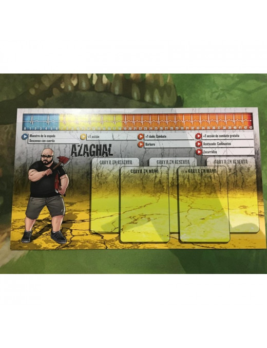 Zombicide Azaghal survivor et zombivor Saison 3 Kicktstarter Spanish Espagnol