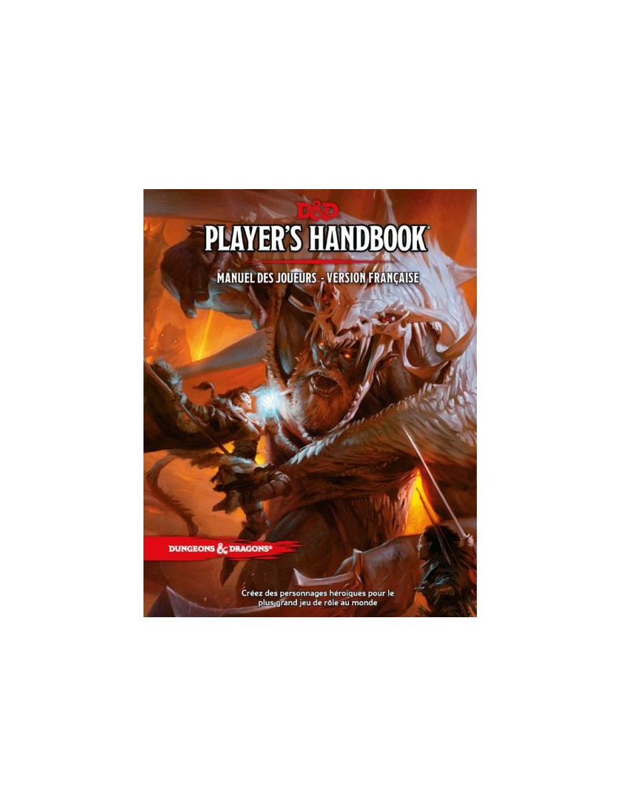 Dungeons Et Dragons 5 " Nouvelle Edition " : Player's Handbook - Manuel des Joueurs FR