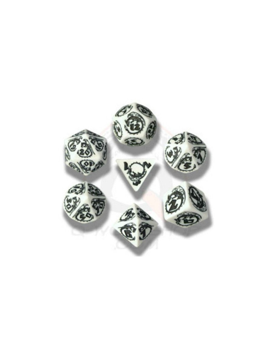 Dragon Dice Set White and Black / Blanc et Noir