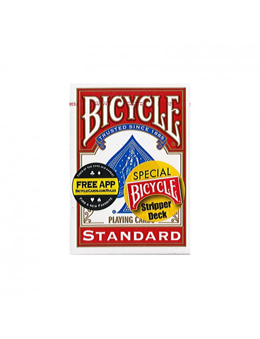 Bicycle Magie Stripper Deck Magie Bleu / Rouge FR