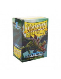 Dragon Shield Matte Vert *100 91x66mm Deck Protector Protege Carte taille magic standard