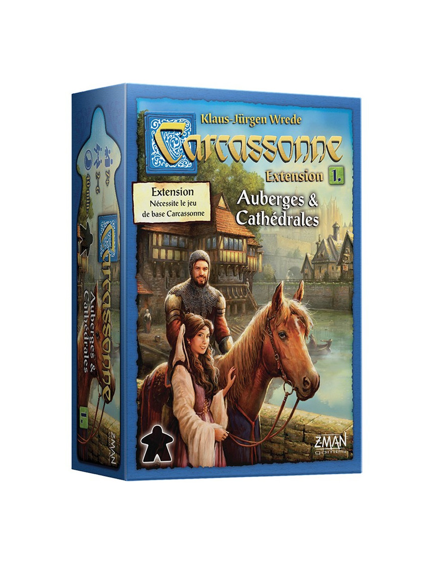 Carcassonne Extension n°1 : Auberges et Cathedrales FR Z-man games