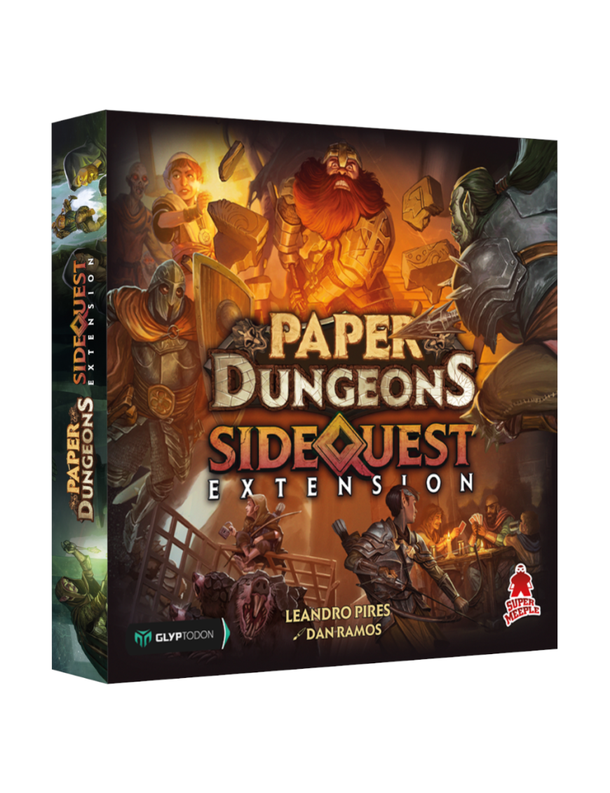 Paper Dungeons Extension Side Quest FR Super Meeple