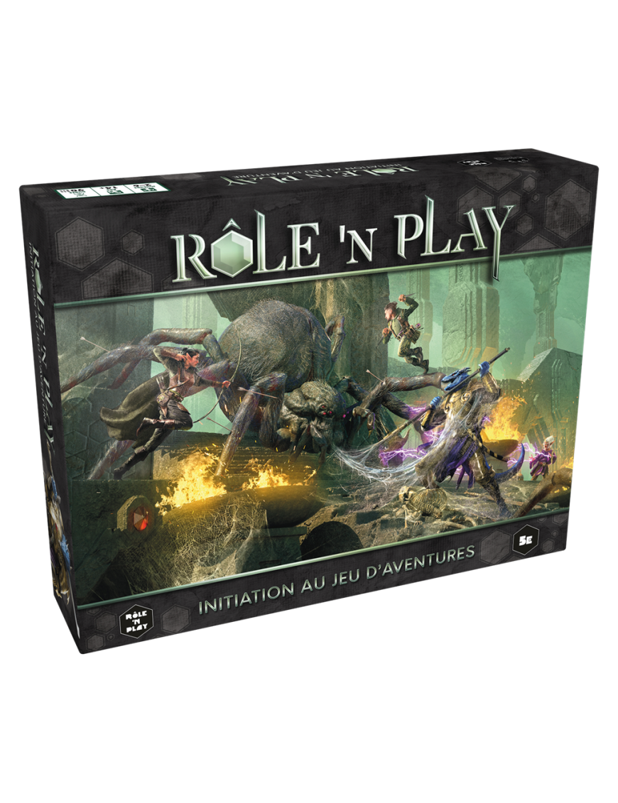 Rôle'n Play Boite d'initiation 5E FR Black Book Editions