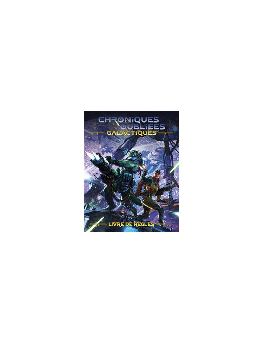 Chroniques Oubliées Galactiques Livre de Règles Deluxe FR Black Book Editions