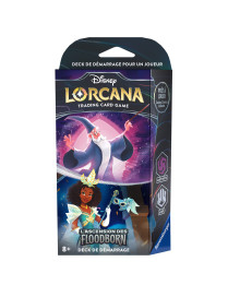 Lorcana Disney L'Ascension des Floodborn Deck de démarrage Merlin et Tiana FR Ravensburger