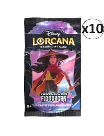 Lorcana Disney L'Ascension des Floodborn Boosters X10 FR Ravensburger