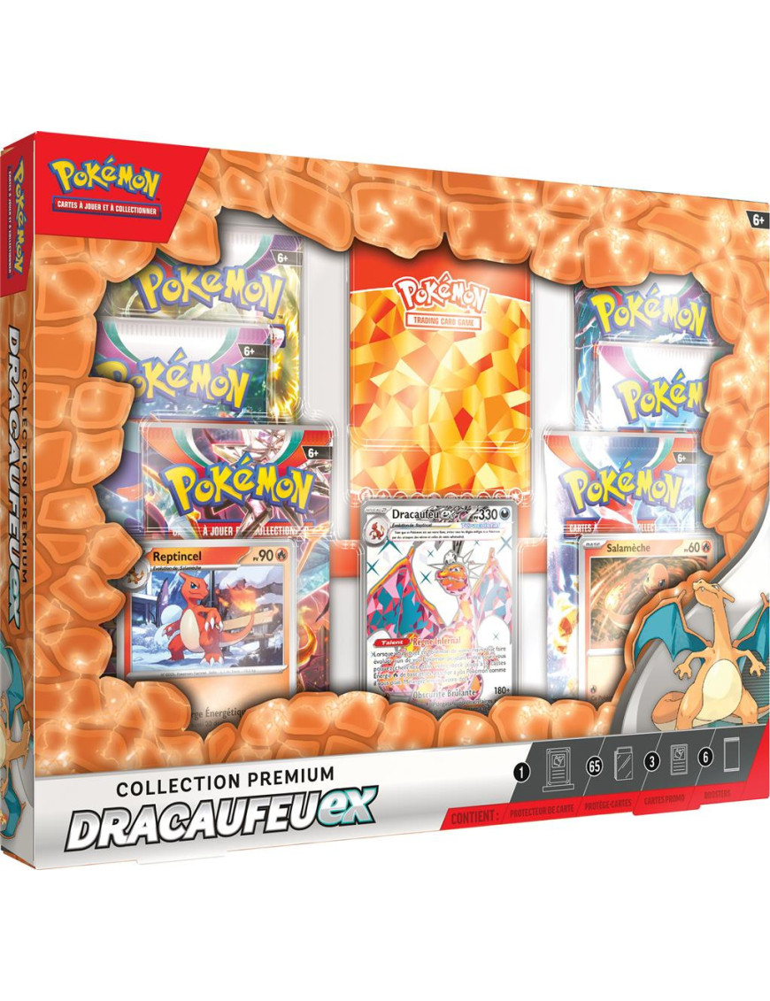 Pokemon Écarlate et Violet Coffret Collection Premium Dracaufeu Ex FR Pokemon Compagny