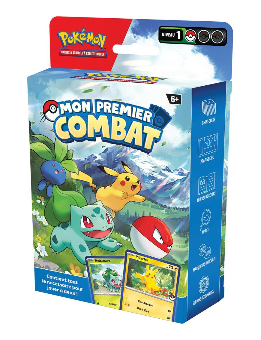 Pokemon Deck Mon premier combat Bulbizarre Pikachu FR Compagny