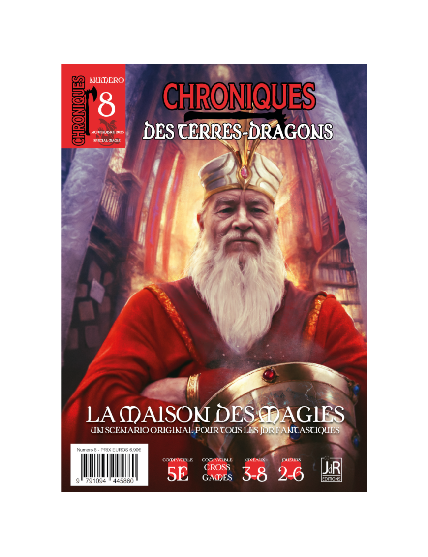 Chroniques des Terres Dragons 8 La maison des magies FR JDR Editions