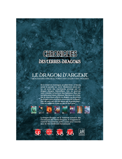 Chroniques des Terres Dragons 7 Le dragon d'argent FR JDR Editions