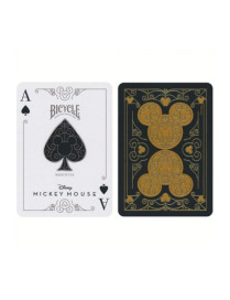 Bicycle Playing cards Disney Mickey Black & Gold Classic x 54 cartes