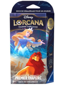 Lorcana Disney Deck de démarrage REPRINT Premier Chapitre Aurore et Simba FR Ravensburger