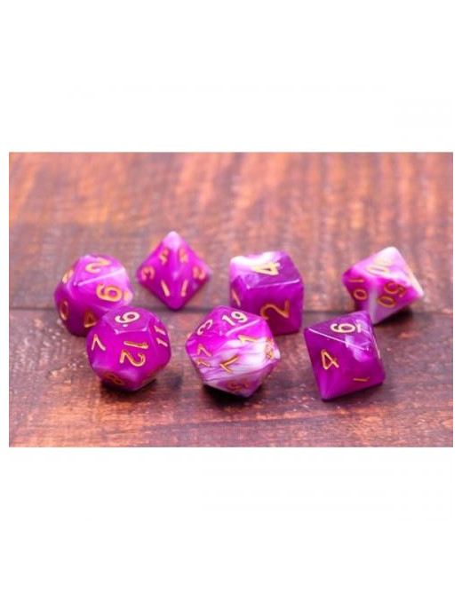 Set de 7 dés Berrycrem