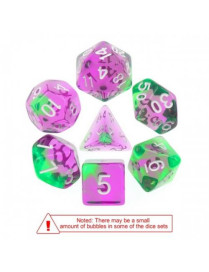 Set de 7 dés Violet Evergreen