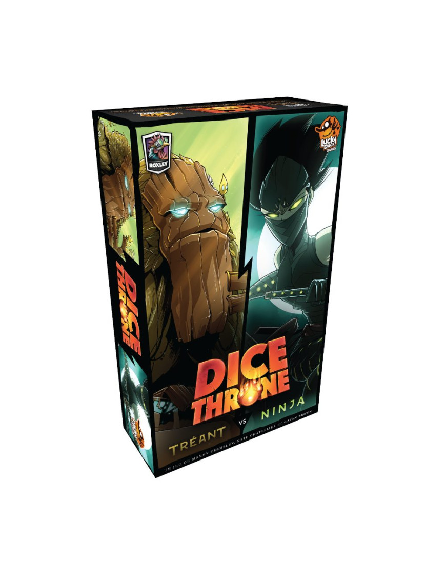 Dice Throne S1 Tréant vs Ninja FR Lucky Duck Games