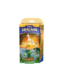 Lorcana Disney Les Terres D'encres Deck de démarrage Pongo et Peter Pan FR Ravensburger