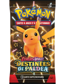 Pokemon Destinées à Paldea Écarlate et Violet 1 booster FR Compagny