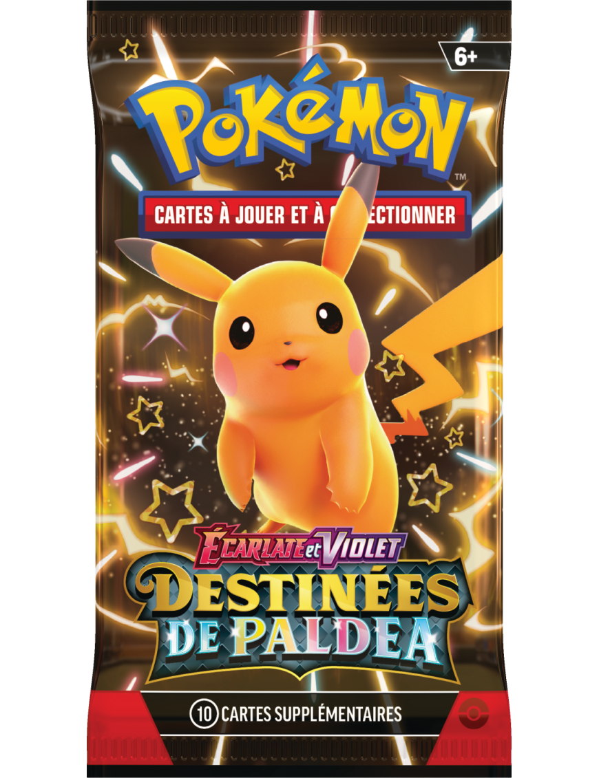 Pokemon Destinées à Paldea Écarlate et Violet 1 booster FR Compagny