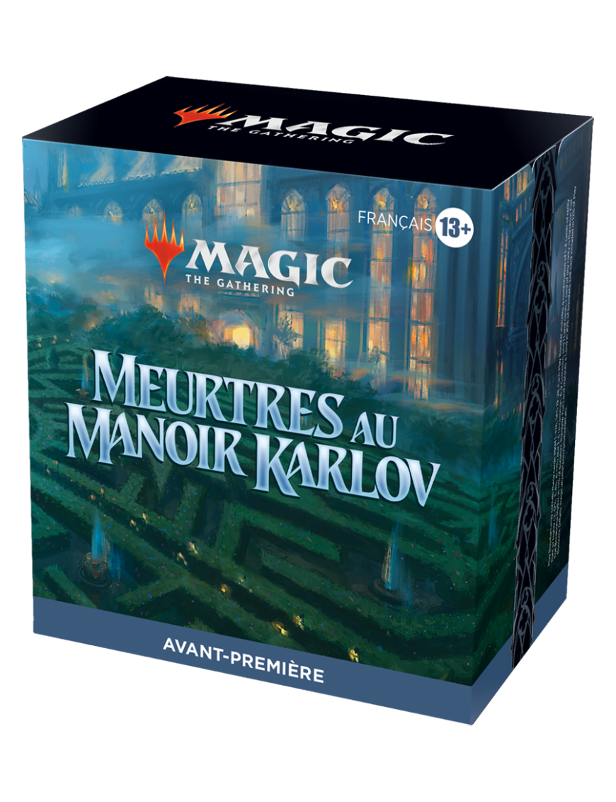 Magic Meurtres au manoir Karlov Pack D'avant premiere kit FR MTG