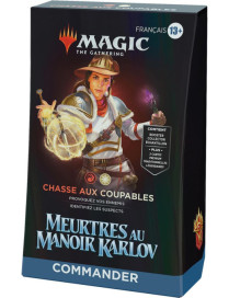 Magic Meurtres au manoir Karlov Deck Commander Chasse Aux Coupables FR MTG