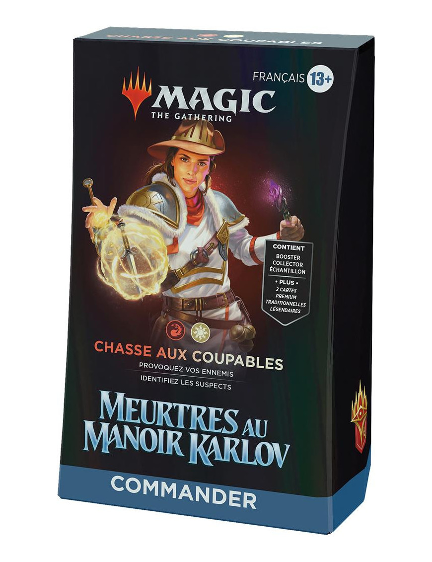 Magic Meurtres au manoir Karlov Deck Commander Chasse Aux Coupables FR MTG