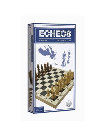 Echecs Coffret pliant en bois 28cm FR Wilson