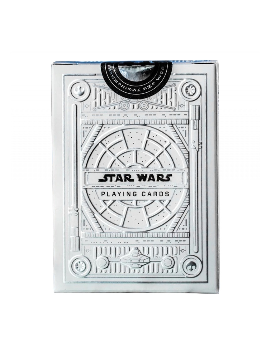 Bicycle Playing Cards STAR WARS SILVER LIGHT SIDE x 54 Cartes