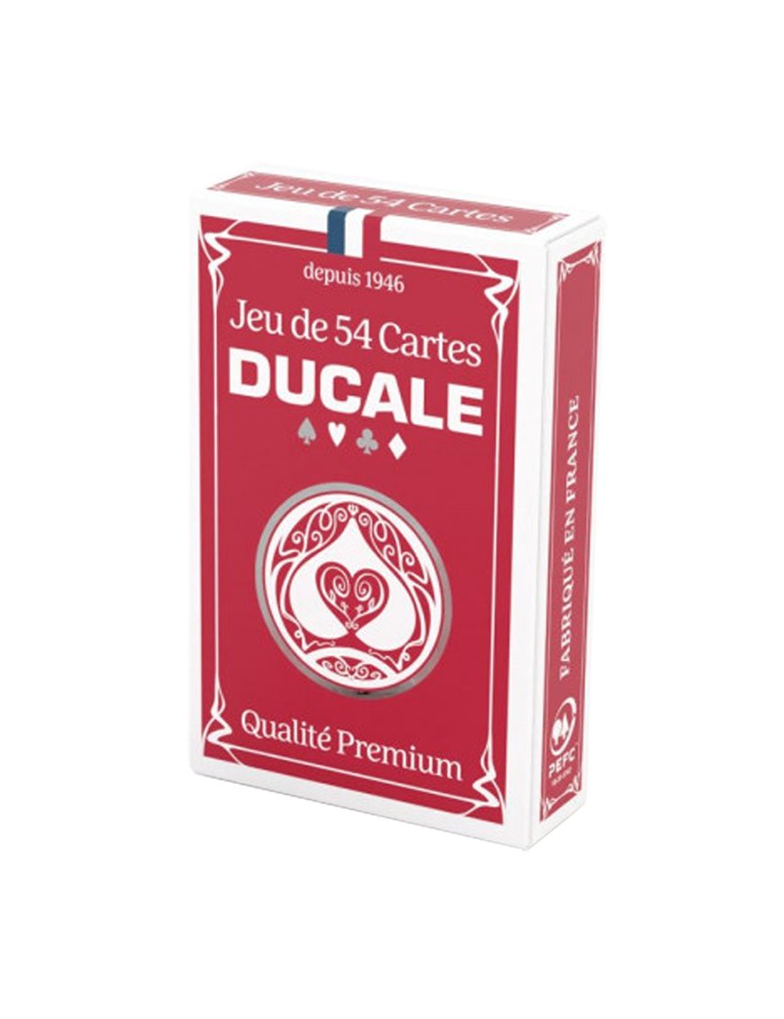 Jeux de Cartes POKER/BRIDGE x54 FR Ducale