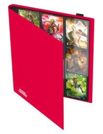 Portfolio Effet tissu 20 Pages 360 Cartes Rouge Ultimate Guard