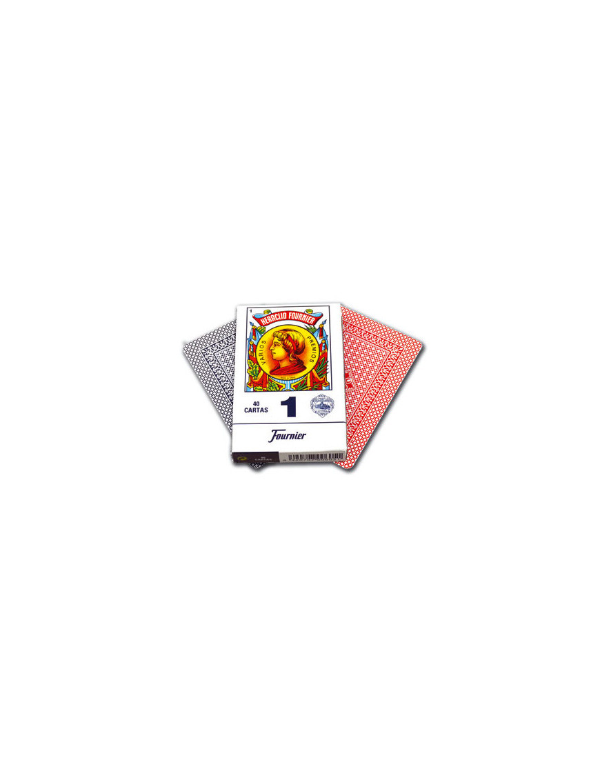 Fournier Cartes Espagnoles Rouge ou bleu x 40 cartes