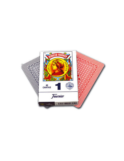 Fournier Cartes Espagnoles Rouge ou bleu x 40 cartes