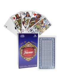 Cartes a Jouer Tarot (78) De luxe Fournier Rouge ou Bleue