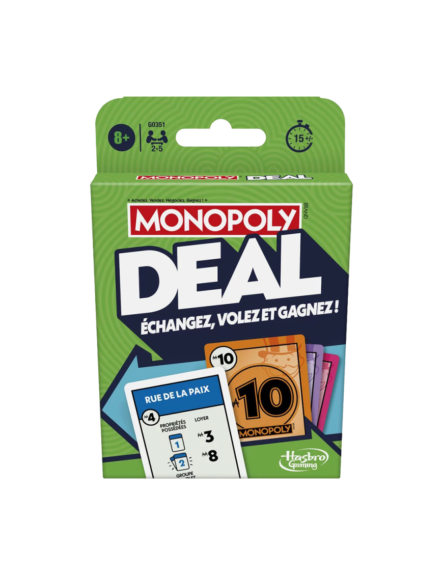 Monopoly Deal edition 2024 FR Hasbro