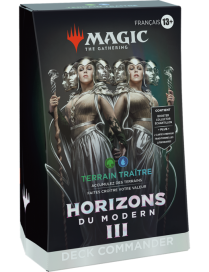 Magic Horizons du Modern 3 Deck Commander Terrain traître FR MTG