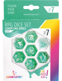 Set de 7 dés Mint Candy-like Series GameGenic