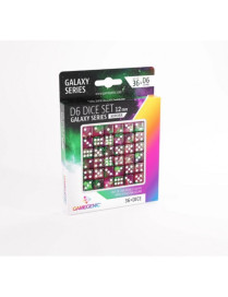 Set de 36 Dés à 6 faces 12mm - Galaxy Series - Aurora - Gamegenic