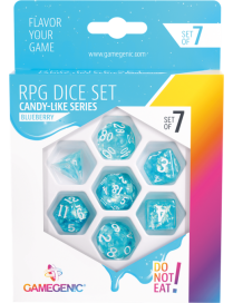 Set de 7 dés Blueberry Candy-like Series GameGenic