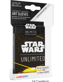 Star Wars Unlimited Sleeves Black Yellow FR Gamegenic