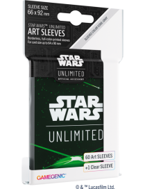 Star Wars Unlimited Sleeves Black Green FR Gamegenic