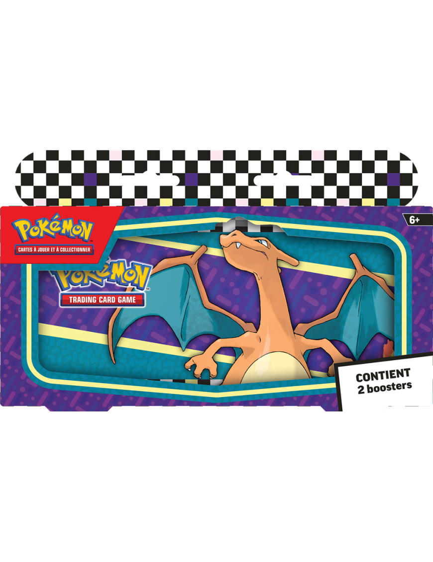 Pokemon Plumier en métal Dracaufeu 2024 Avec 2 Boosters FR The pokemon Compagny