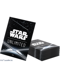 Star Wars Unlimited Sleeves Card Back Black 66x92mm x60 Gamegenic