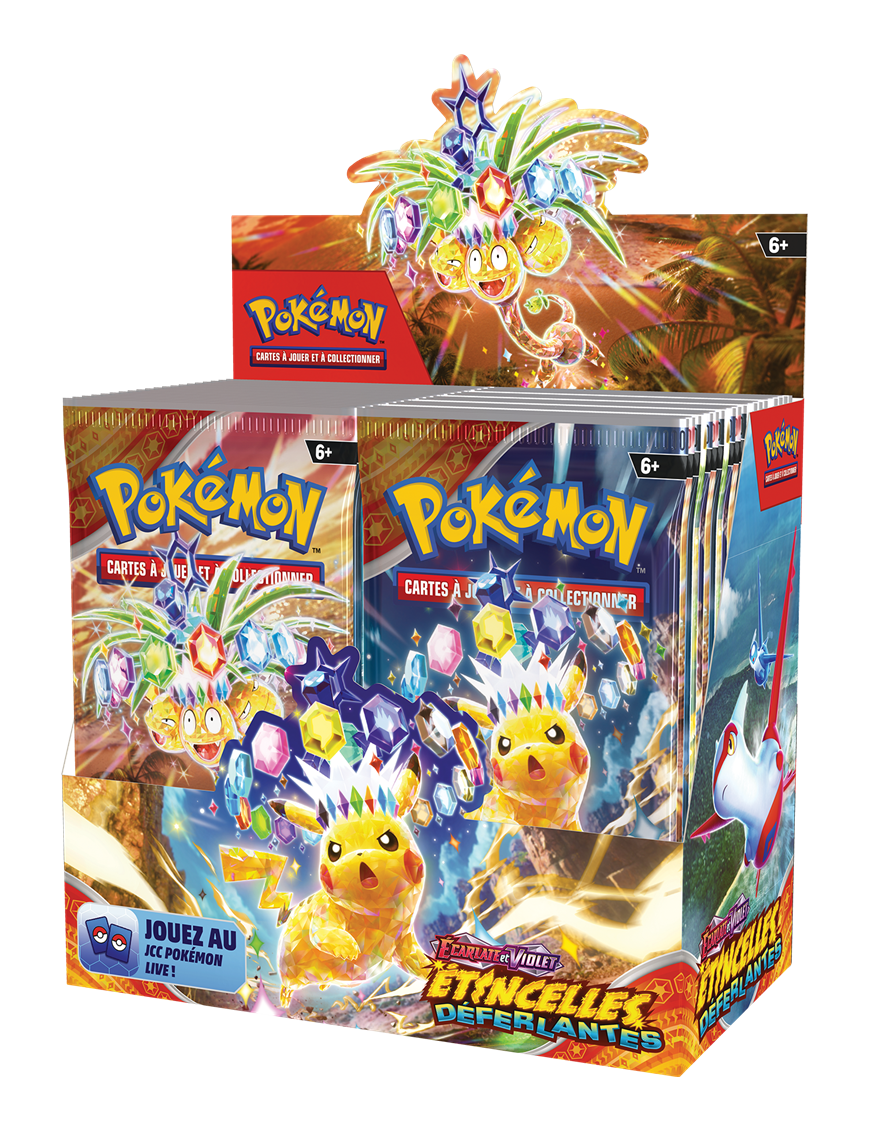 Pokemon Etincelles déferlantes : Écarlate et Violet Boite de 36 Boosters Display FR