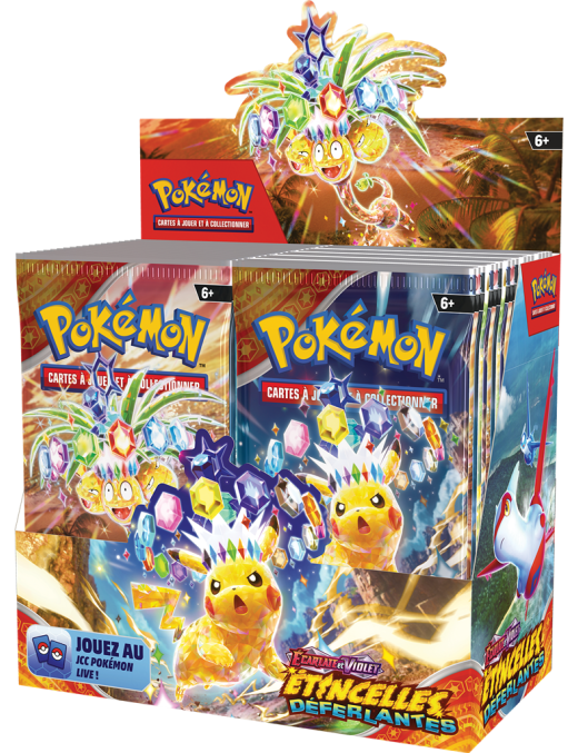 Pokemon Etincelles déferlantes : Écarlate et Violet Boite de 36 Boosters Display FR