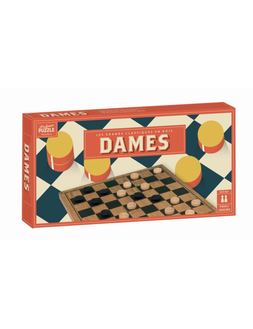 Dames Pliable Bois Vintage FR