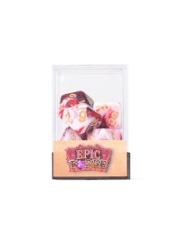 Lot de 7 dés Cherry Cream FR Epic Forge